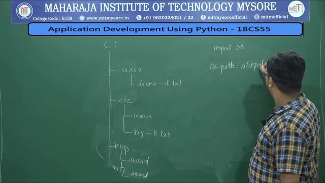 Files in Python | Vth Sem | CSE | 18CS55 PYTHON | Module 3 | Session 06 смотреть онлайн