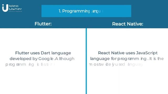 Flutter vs React Native Which one to choose? | Idea Usher смотреть онлайн
