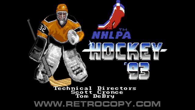NHLPA Hockey '93 (Sega Genesis / Mega Drive) Intro смотреть онлайн