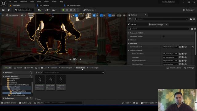 Делаю СВОЮ SOULS-LIKE ИГРУ в Unreal Engine 5. Урок 6: Захват Цели смотреть онлайн