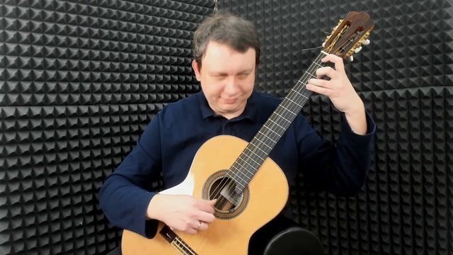 Leo Brouwer Estudio No. 5 Plays Yuri Aleshnikov