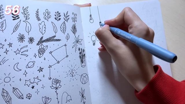 100 Простых Рисунков Для Ежедневника / DOODLE IDEAS смотреть онлайн