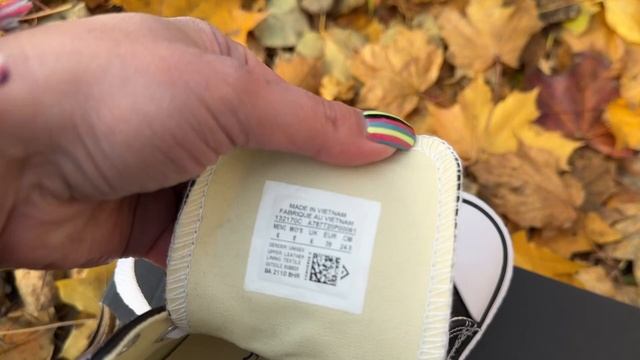 Converse 132170C черно-белые высокие кожа смотреть онлайн