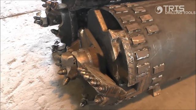 Ковшебур скальный ковш-бур ТРИС rock type drilling bucket TRIS смотреть онлайн