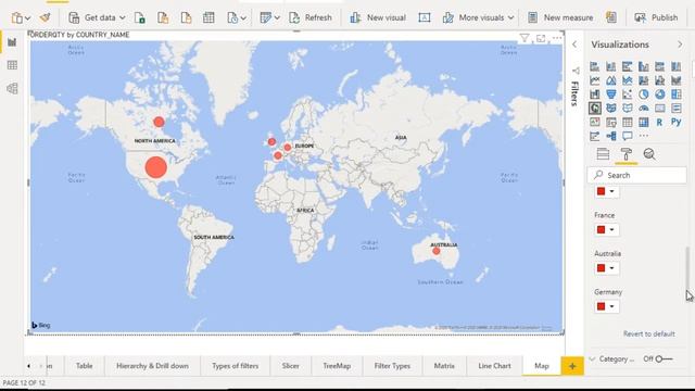 Mapping in Power BI Tutorial | | Power BI - Map visualization смотреть онлайн