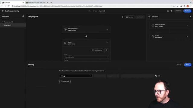 Cron trigger | Budibase University смотреть онлайн