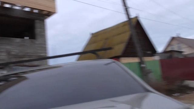 Каркасная плоская крыша на доме из арболита. смотреть онлайн