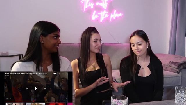 REACTION | DUVY NIGHTMAREZ *WITH MY GIRL WHO DOESN'T LISTEN TO RAP* смотреть онлайн