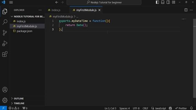 NodeJs Tutorial for beginners in Hindi | Node.Js custom Module Implement смотреть онлайн