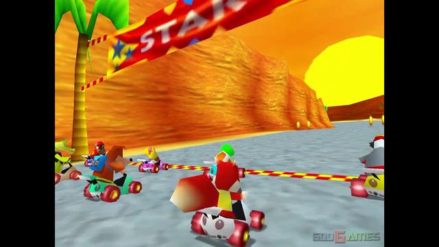 Diddy Kong Racing - Gameplay Nintendo 64 HD 720P смотреть онлайн