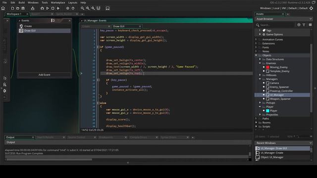 Top-Down Shooter в GameMaker. Часть 10 - Меню паузы | Урок по GameMaker Studio 2 | Pause menu смотреть онлайн