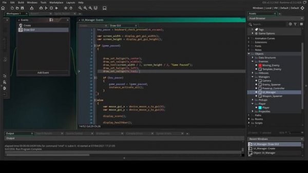 Top-Down Shooter в GameMaker. Часть 10 - Меню паузы | Урок по GameMaker Studio 2 | Pause menu