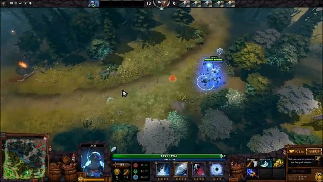 Краткий гайд на Lich Dota2 (не летс плей игры) смотреть онлайн