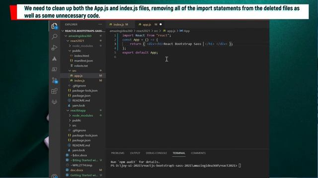 #edupro hub #2 - working with Bootstrap, React & SASS | cleanup & configuration of bootstrap смотреть онлайн