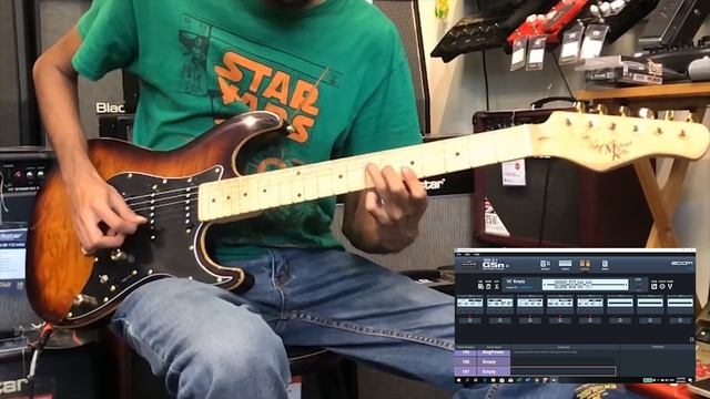 Zoom GCE-3 Guitar Interface - Demo by Ron смотреть онлайн