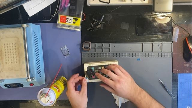 Разборка и замена только стекла Apple Watch SE 40mm only glass replacement and dissasambling full смотреть онлайн