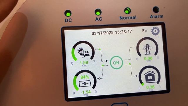 DEYE 5kW SGO4, with FELICITY 10KW BATTERY смотреть онлайн