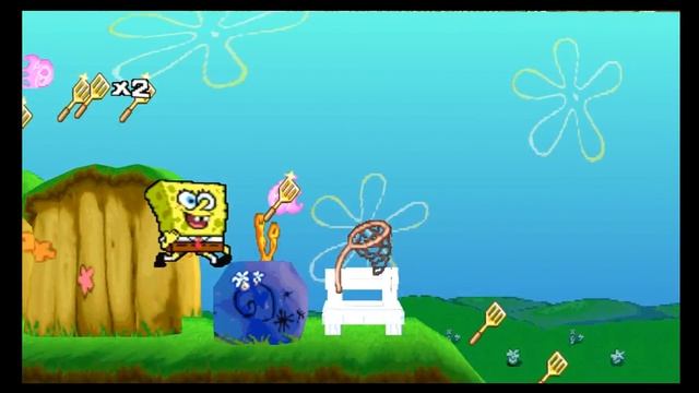Nickelodeon SpongeBob SquarePants: SuperSponge Прохождение игры на PS1 # 1 смотреть онлайн