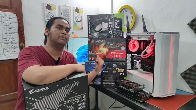 #RakitPC Cuy Eps102 - Spesial 17an 2022 Bandingin RTX3050 GTX1070 RX5500XT di Rakitan DDR 5 смотреть онлайн