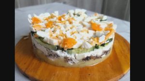 Салат со шпротами