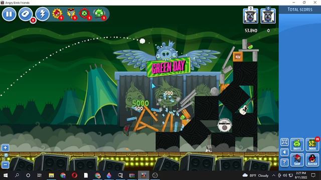 Angry Birds Friends- Green Day Gameplay (All Levels+2 Golden Grenades) смотреть онлайн