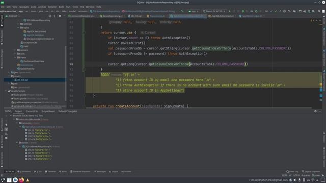 40. Android - SQLite API (базы данных часть 2) смотреть онлайн