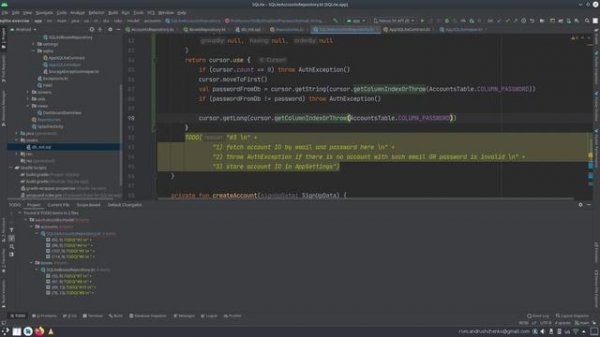 40. Android - SQLite API (базы данных часть 2)