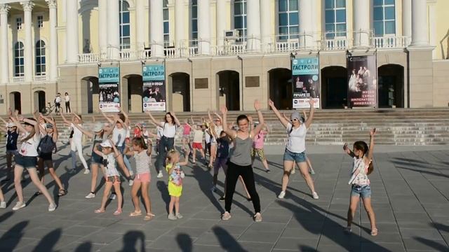 "Танцуй, Тюмень!", ансамбль танца "Атриум", подготовка к Дню города, площадь 400-летия Тюмени смотреть онлайн