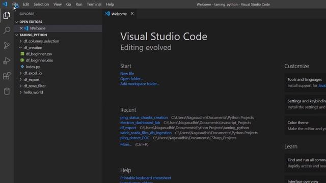 Setup python development environment || Taming Python Skill смотреть онлайн