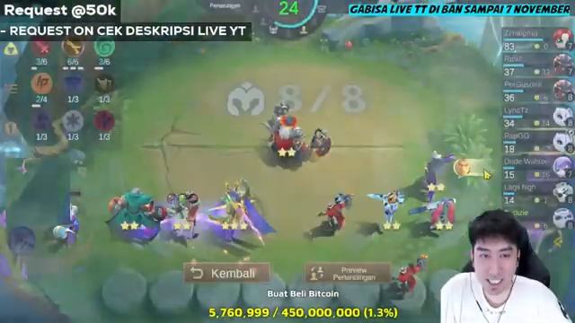 ? HARI SABTU SEMOGA PANEN WINSTREAK - MAGIC CHESS LIVE - MOBILE LEGENDS смотреть онлайн