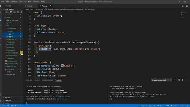 Twitter Clone - React Setup смотреть онлайн