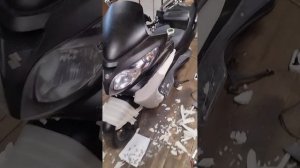 Обвес своими руками  на скутер  Suzuki SkyWave.