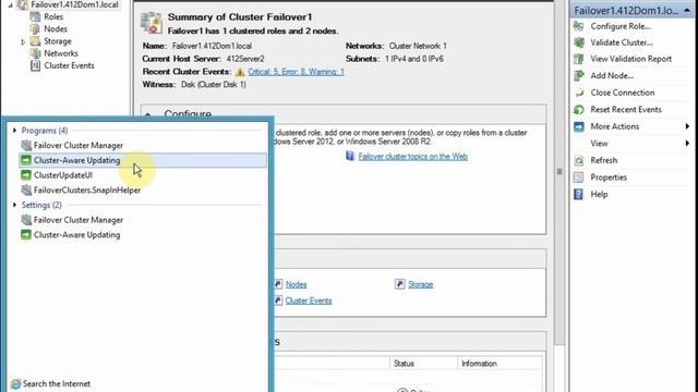 Failover Cluster Management (basic) смотреть онлайн