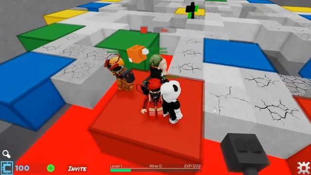 Нас скидывают в Лаву Роблокс! Новая игра Color Experiment в Roblox смотреть онлайн