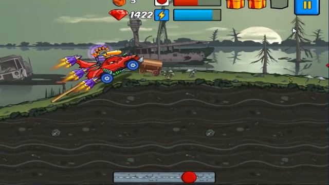 Мультик ИГРА для детей про МАШИНКИ - МАШИНА ест МАШИНУ Car Eats Car 5 [4] смотреть онлайн