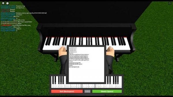 Roblox Piano Sheet Sans Theme Song