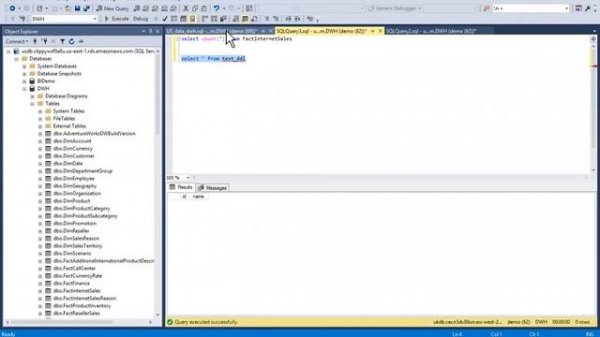 Live-Demo: репликация базы данных MS SQL в облако AWS.