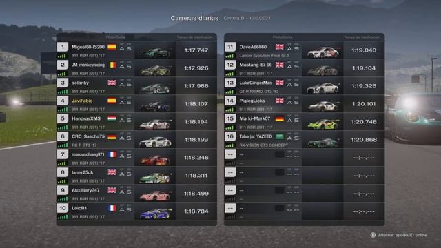 Sólo con evitar accidentes, aquí te la sacas... - Carrera Diaria B Gran Turismo 7 смотреть онлайн
