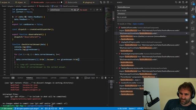 Creating open question functionality using the plugin system with SvelteKit смотреть онлайн