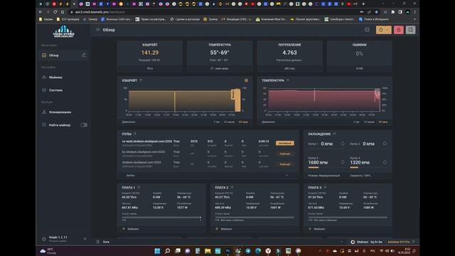 Ручная настройка Antminer S19pro. Прошивка VNISH. Экономия 250-450 Ватт! Алгоритм будущего автотюн смотреть онлайн
