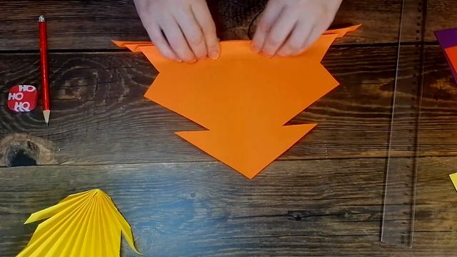 DIY Листья клена из бумаги \\ Делаем сами красивые осенние кленовые листья - как настоящие! смотреть онлайн