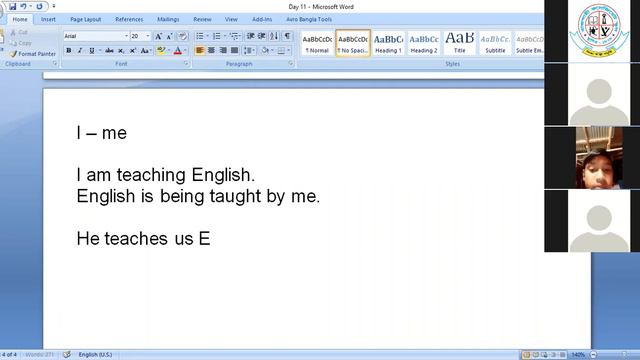 Understanding voice and practice from worksheet। present Tense। passive voice। Online coaching clas смотреть онлайн