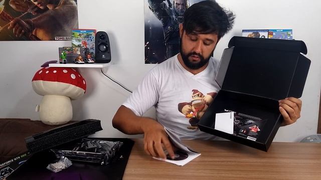 Unboxing Placa de vídeo NVidia GTX 960 de 4gb ASUS STRIX. смотреть онлайн