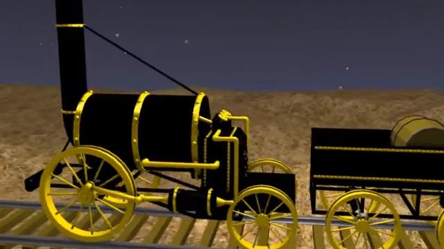Steam Train Blender Animation смотреть онлайн