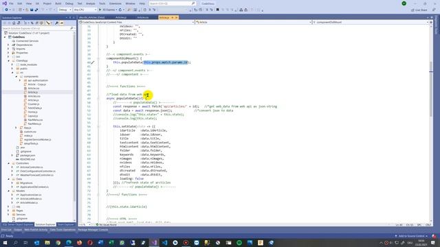 ? React CRUD: Read a Dataset from Web API and Show it in HTML Website смотреть онлайн