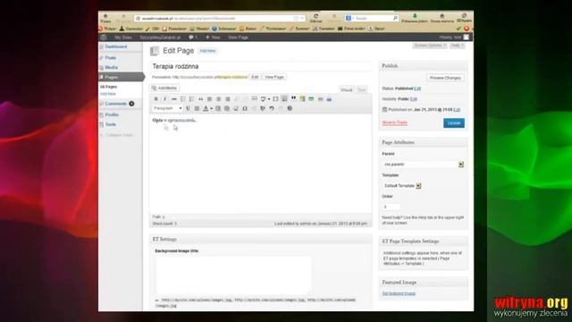 Edycja Tekstów na stronach - CMS Wordpress смотреть онлайн