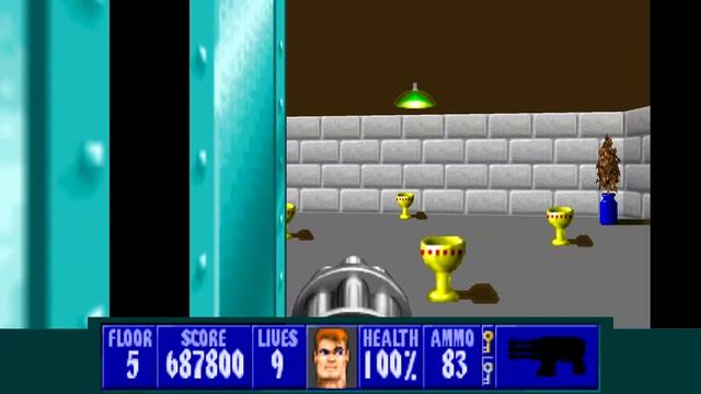 Wolfenstein 3D TC for ZDoom - E6L5 - All Secrets - I Am a Death Incarnate смотреть онлайн