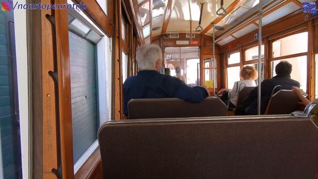 THE INSANE TRAM LINE 28 / RIDING LISBON'S 90 YEAR OLD ICONIC YELLOW TRAMS смотреть онлайн