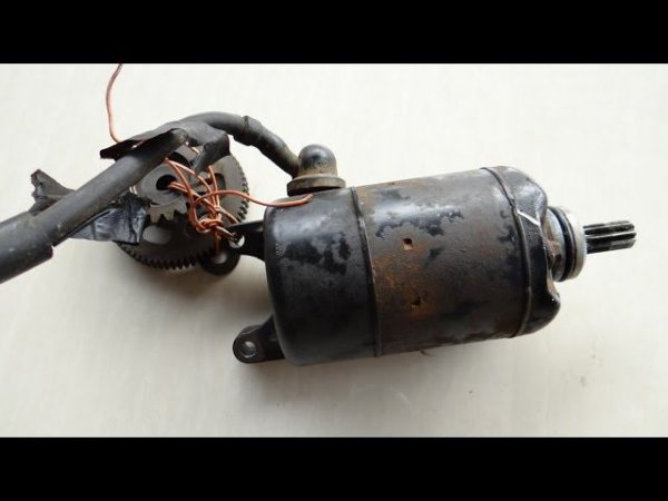 Ремонт и настройка стартера мотоцикла honda degree xl250 либо ax1 nx250