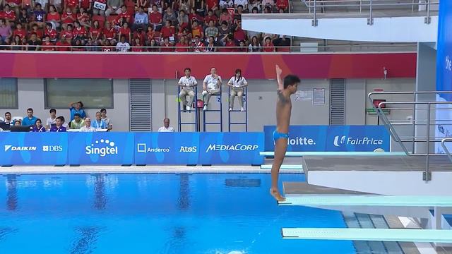 Aquatics Diving 3m Men's Final (Day 2) | 28th SEA Games Singapore 2015 смотреть онлайн